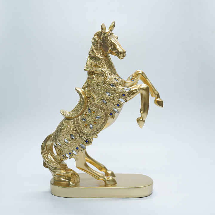 Golden Horse Statue - Symbol of Success