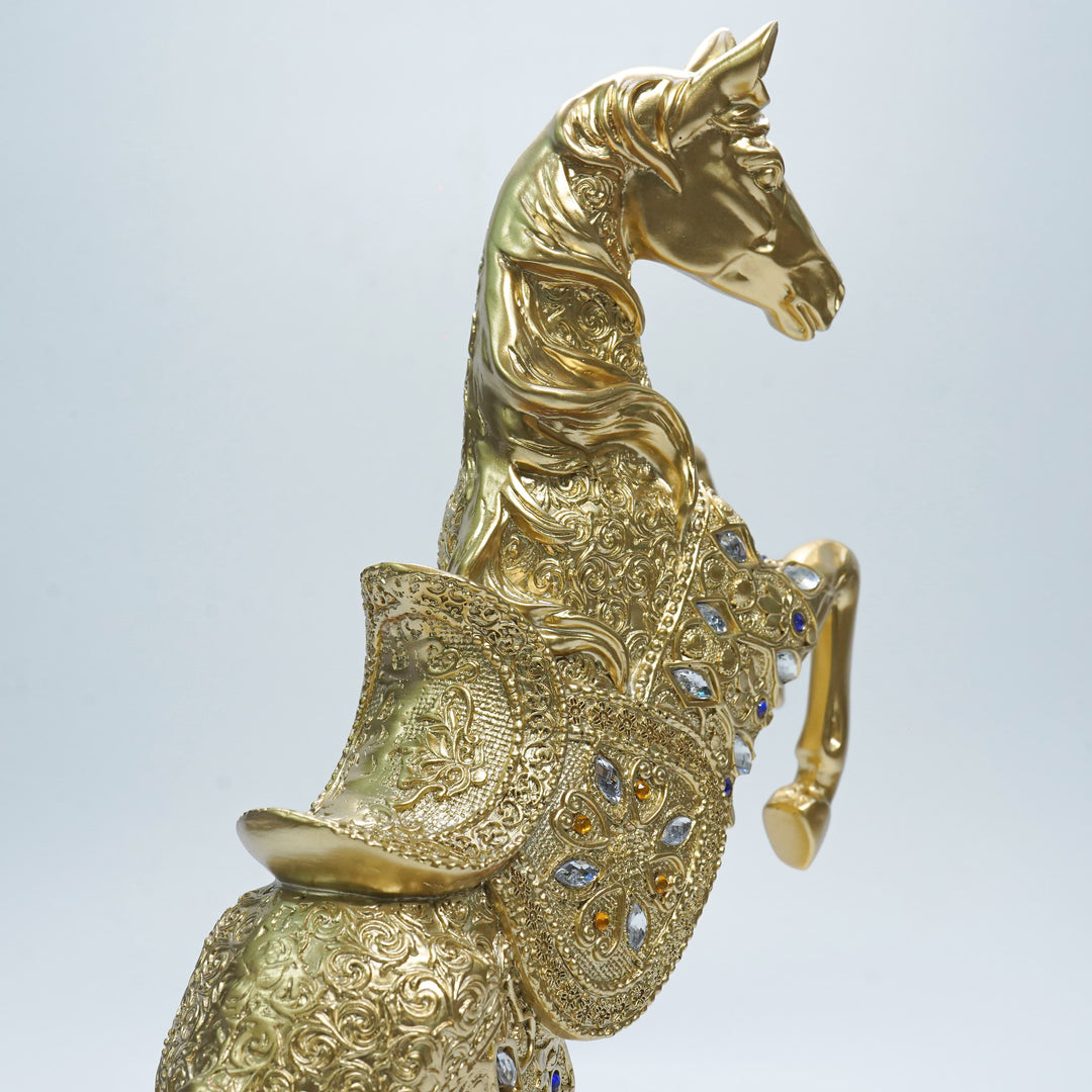 Golden Horse Statue - Symbol of Success