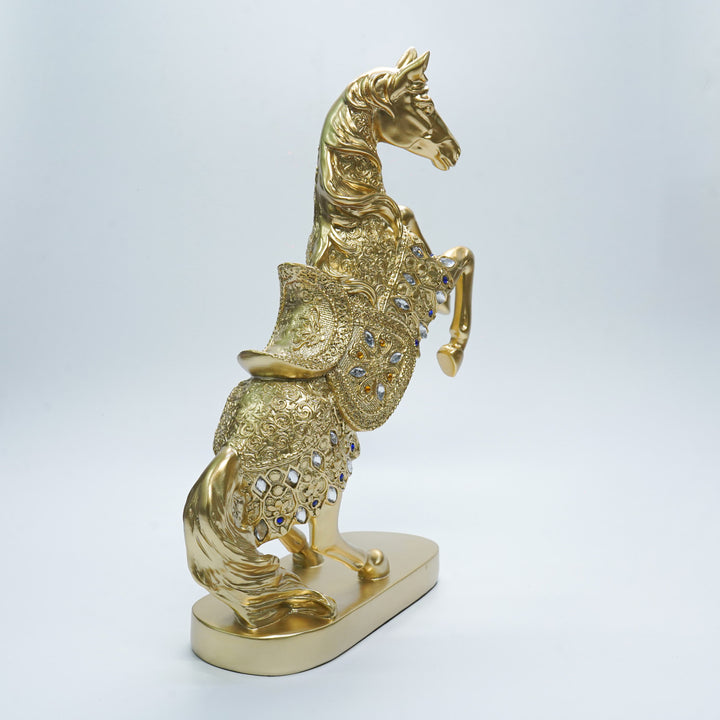 Golden Horse Statue - Symbol of Success