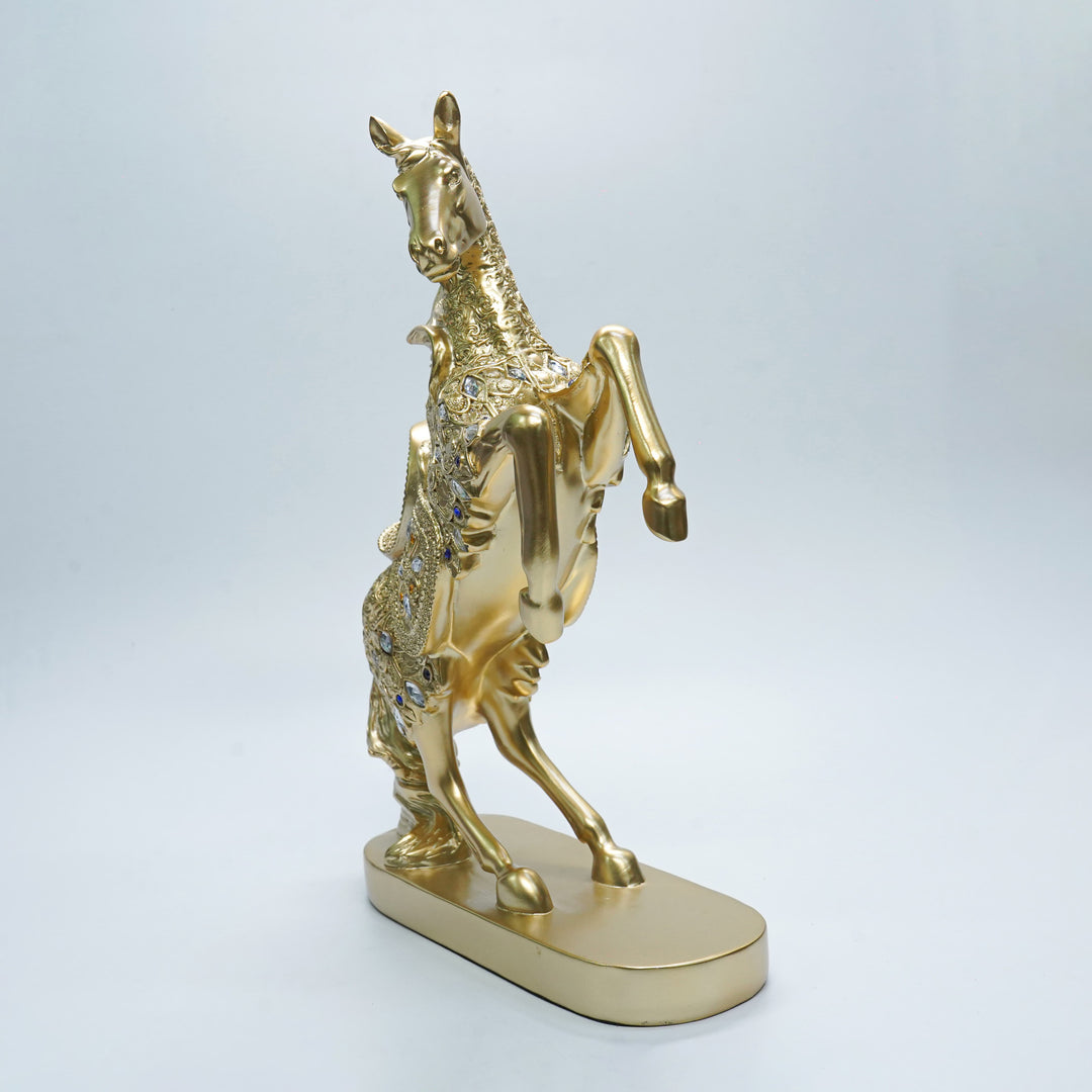 Golden Horse Statue - Symbol of Success