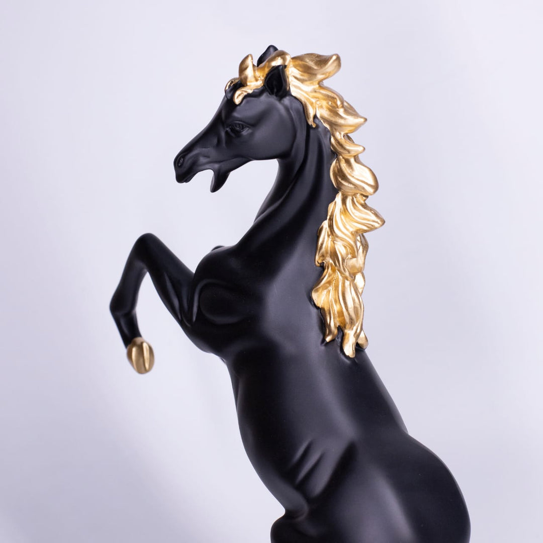 Elegant Resin Stallion - Artistic Home & Office Decoration