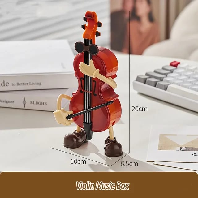 Creative Rocking Violin Music Box