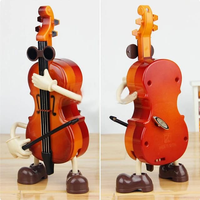 Creative Rocking Violin Music Box