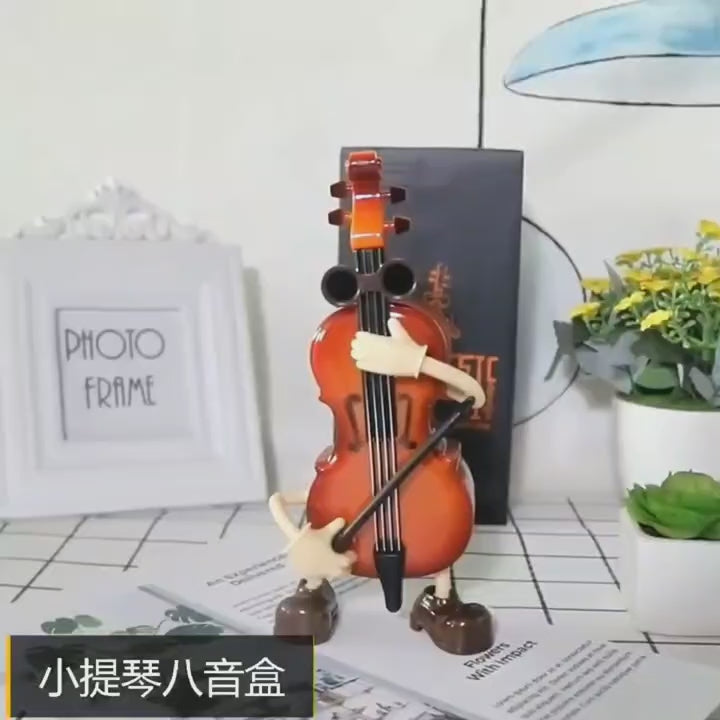 Creative Rocking Violin Music Box